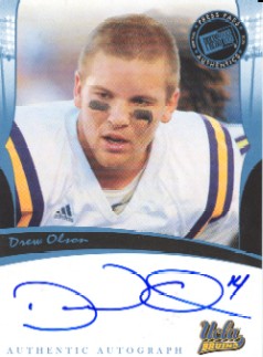 2006 Press Pass Autographs Blue #50 Drew Olson/50