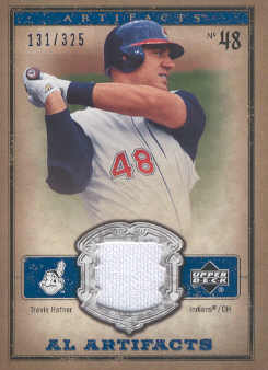 2006 Artifacts AL/NL Artifacts Blue #THA Travis Hafner Jsy/325