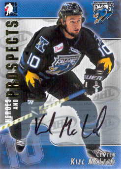 2004-05 ITG Heroes and Prospects Autographs #KM Kiel McLeod