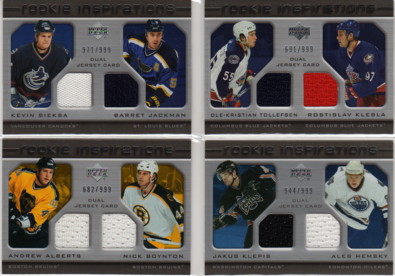 2005-06 Upper Deck Rookie Update #236 Jakub Klepis RC/Ales Hemsky