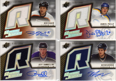 2005-06 SPx #223 Daniel Paille JSY AU RC