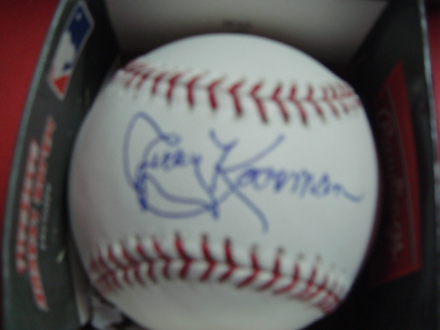 Jerry Koosman Autographed Official Mlb Baseball with Steiner Coa