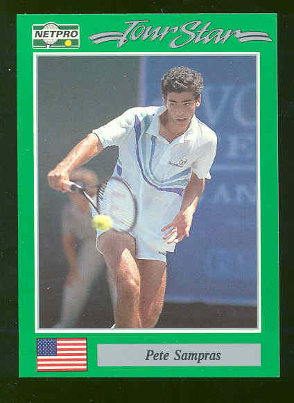 1991 NETPRO Tour Star #7 Pete Sampras True Rookie Card RARE 