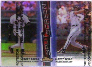 1999 Finest Split Screen #SS4 B.Bonds/A.Belle