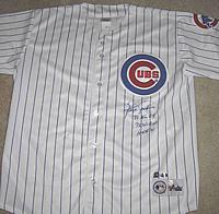 Hall of Fame pitcher FERGUSON JENKINS autographed ( signed autograph ) authentic Chicago Cubs jersey ( GAI )