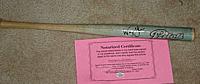 WAYNE GOMES (Philadelphia Phillies) autographed ( signed autograph) Peninsula Pilots mini bat