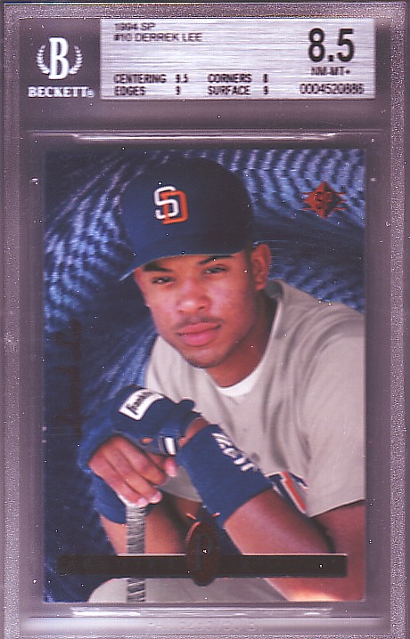 1994 SP #10 Derrek Lee RC ROOKIE BGS-8.5 NM/MT+