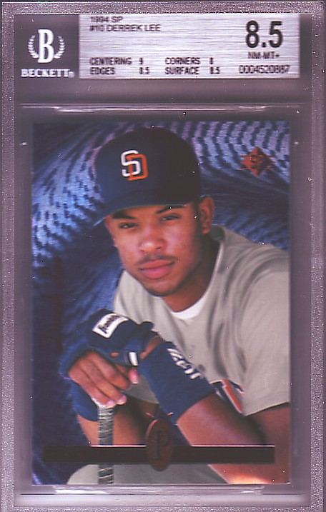 1994 SP #10 Derrek Lee RC ROOKIE BGS-8.5 NM/MT+