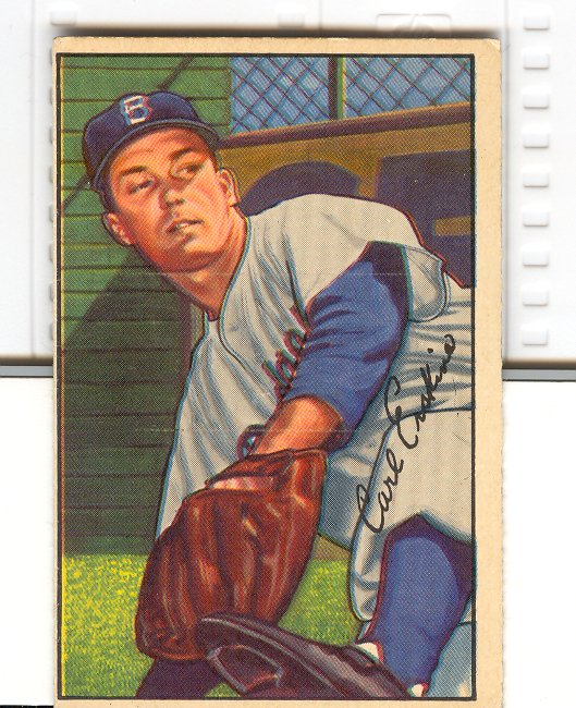 1952 Bowman #70 Carl Erskine