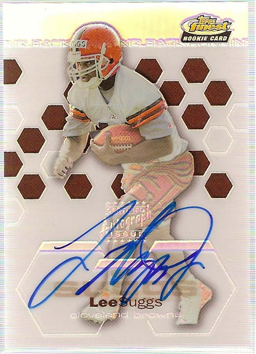 2003 Finest Refractors #137 Lee Suggs AU