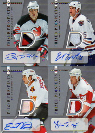 2005-06 Hot Prospects #238 Brad Winchester JSY AU RC
