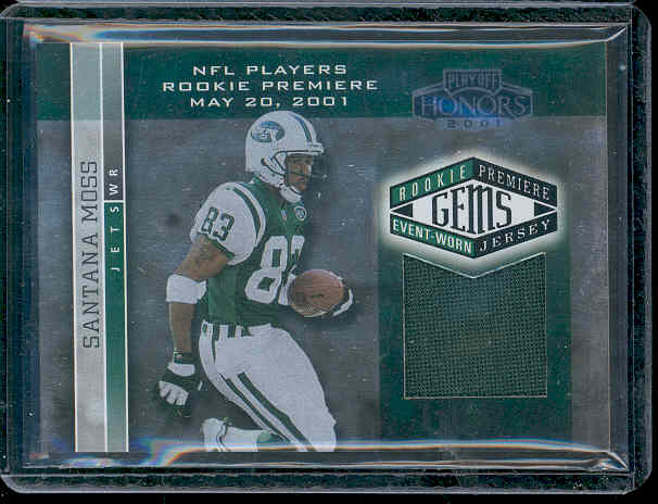 2001 Playoff Honors #222 Santana Moss JSY RC
