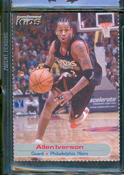2001 Sports Illustrated for Kids #28 Allen Iverson Sixers RARE