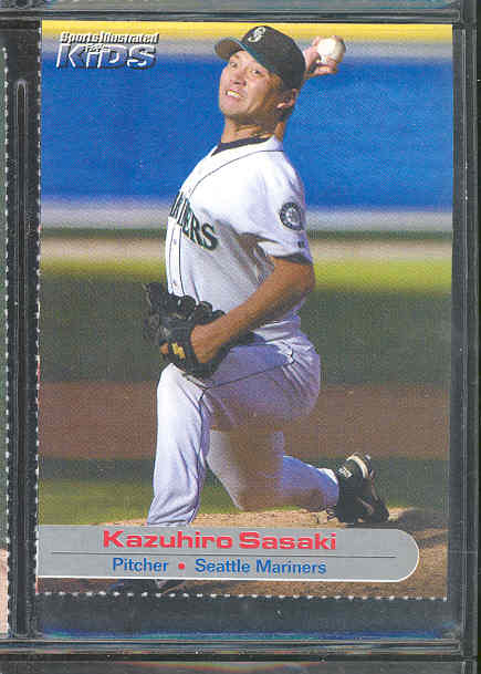 2001 Sports Illustrated for Kids #30 Kazuhiro Sasaki Mariners Rookie RARE