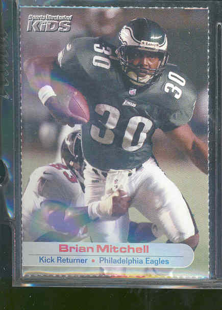 2001 Sports Illustrated for Kids #32 Brian Mitchell Eagles RARE