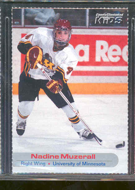 2001 Sports Illustrated for Kids #31 Nadine Muzerall University of Minnesota Rookie RARE