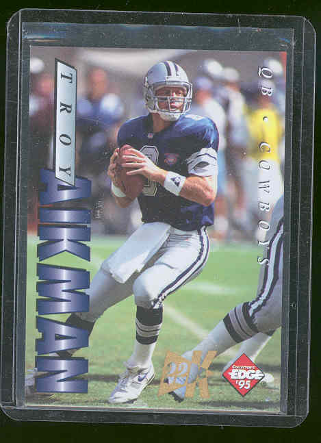 1995 Collector's Edge 22K Gold #50 Troy Aikman