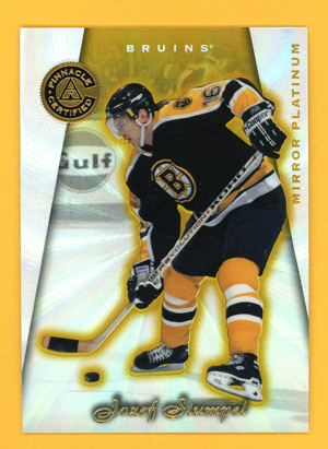 1997-98 Pinnacle Totally Certified Platinum Gold Mirror #97 Jozef Stumpel