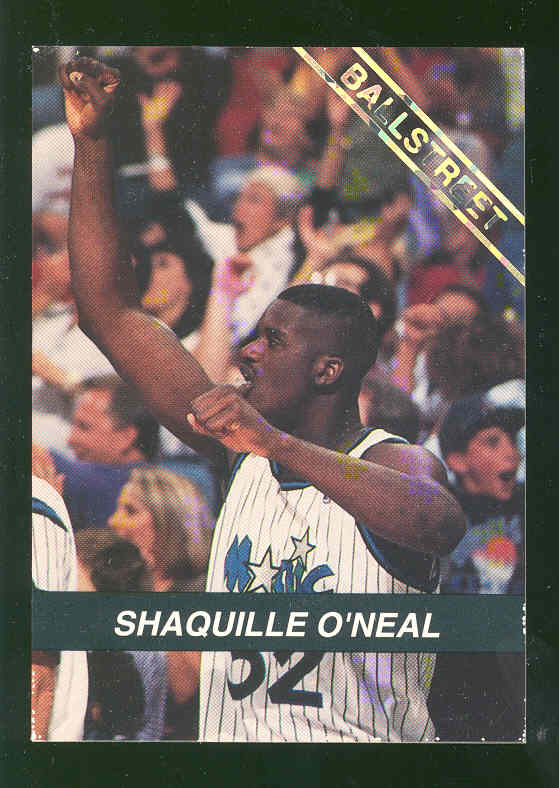 1992 Ball Street #11 Shaquille O'Neal Rookie