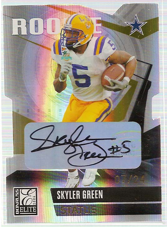 2006 Donruss Elite Status Autographs Gold #209 Skyler Green