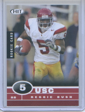 Reggie Bush 2006 Sage Hit National Promo Card #5/5 front image
