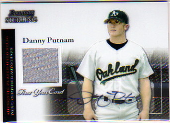 2004 Bowman Sterling #DP Danny Putnam AU Jsy RC
