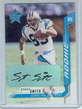 2001 Leaf Rookies and Stars Rookie Autographs #233 Steve Smith