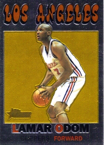 2000-01 Topps Heritage Retrofractors #16 Lamar Odom