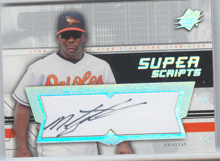 2004 SPx SuperScripts Stars #TE Miguel Tejada
