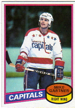 1980-81 Topps #195 Mike Gartner RC