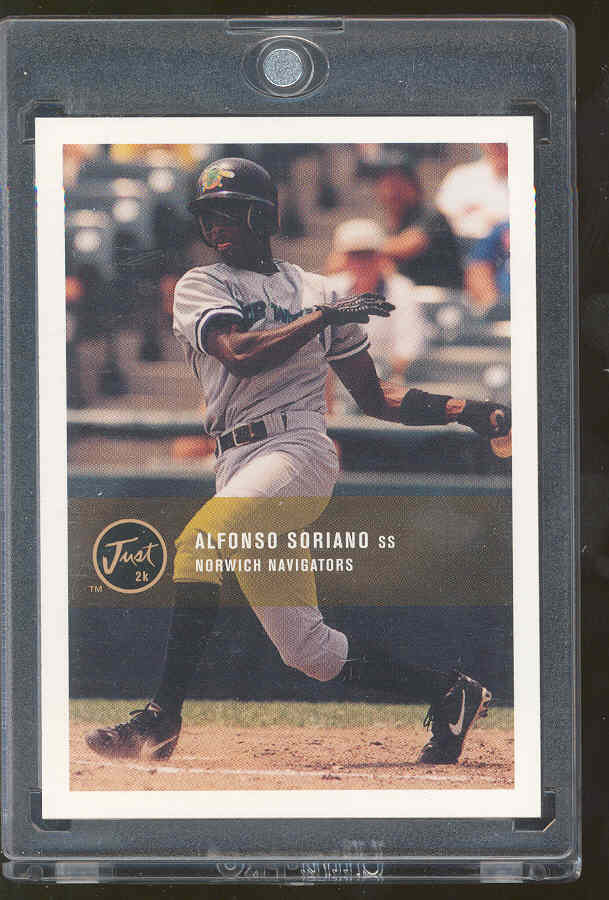 2000 Just 2K Minor League #193 Alfonso Soriano RC Rookie 40-40 