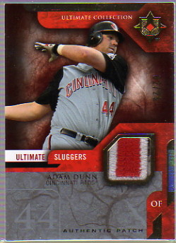 2005 Ultimate Collection Sluggers Patch #AD Adam Dunn/25