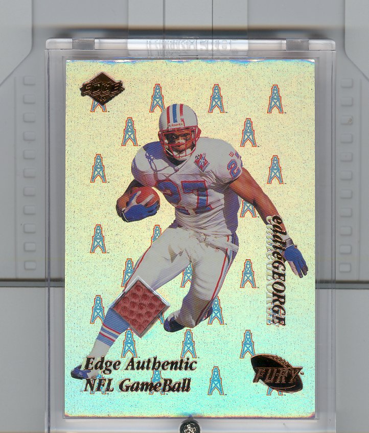 1999 Collector's Edge Fury Game Ball #EG Eddie George