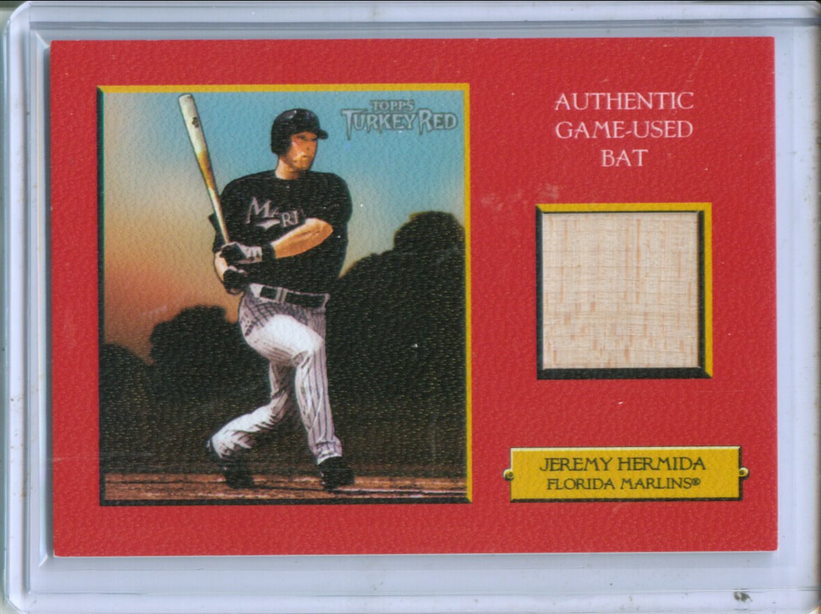 2006 Topps Turkey Red Relics Red #JH Jeremy Hermida Bat