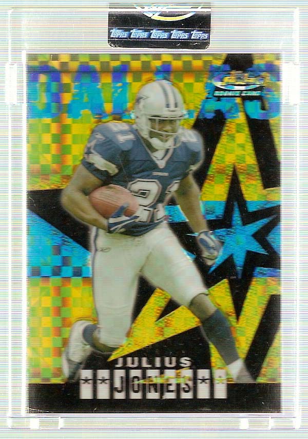 2004 Finest Gold Refractors #63 Julius Jones