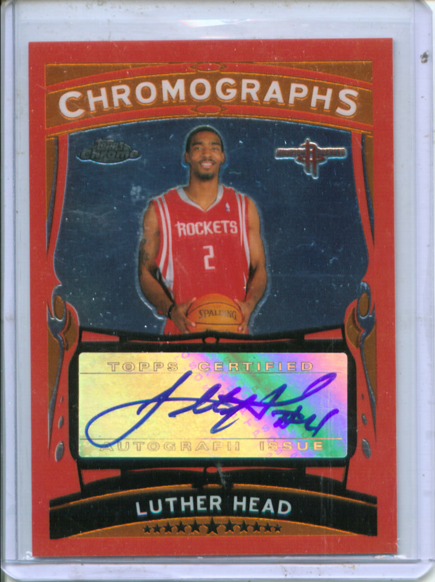 2005-06 Topps Chrome Autographs #LH Luther Head/208