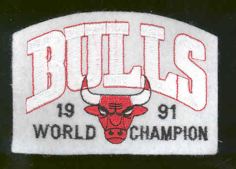 1991 Chicago Bulls World Champion Embroidered Patch 4