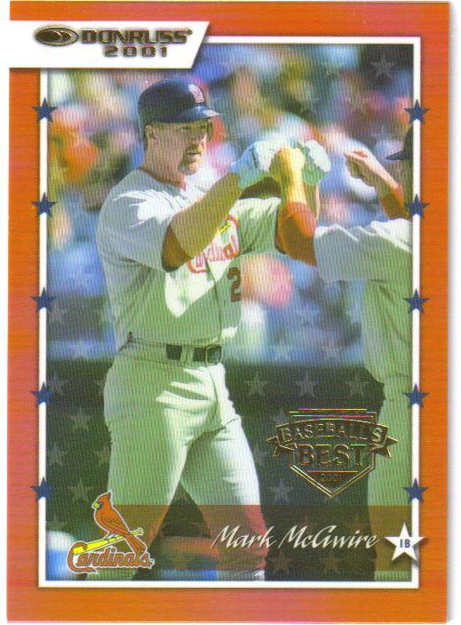 2001 Donruss Baseball's Best Gold #15 Mark McGwire