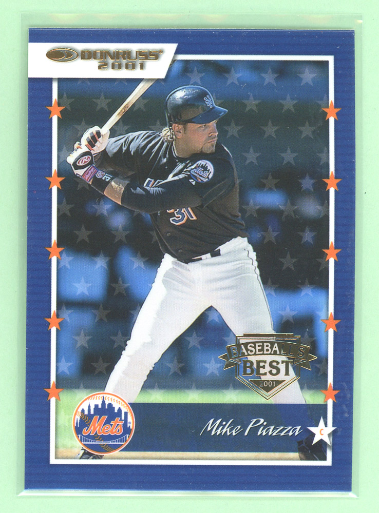 2001 Donruss Baseball's Best Gold #16 Mike Piazza