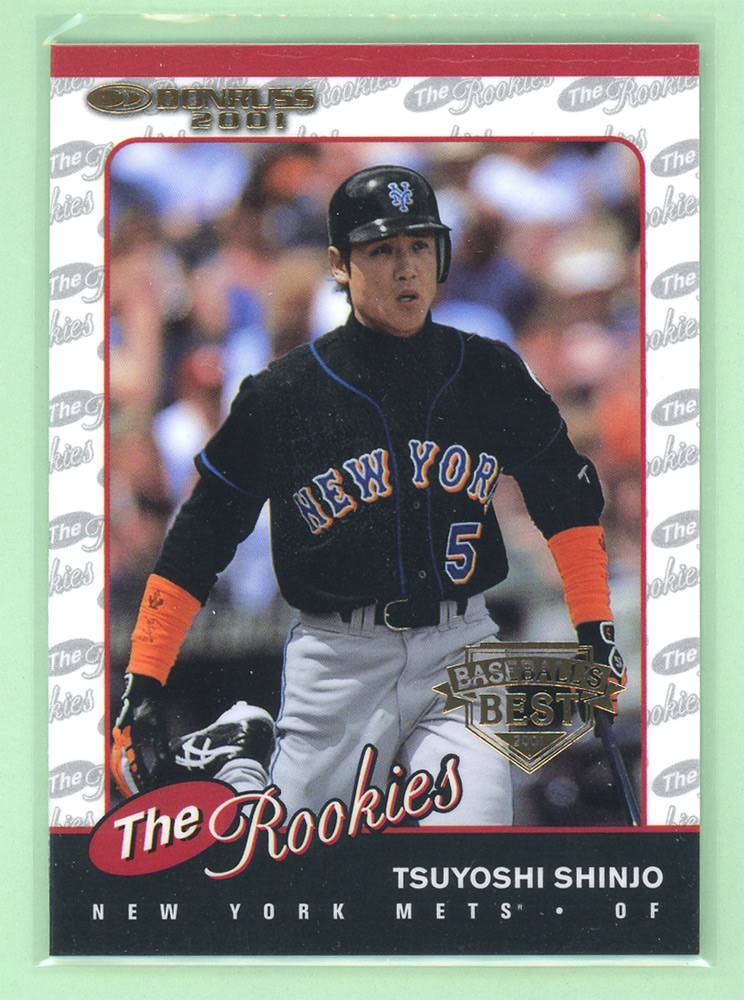 2001 Donruss Baseball's Best Gold Rookies #R4 Tsuyoshi Shinjo