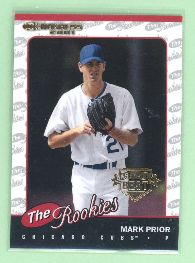 2001 Donruss Baseball's Best Gold Rookies #R87 Mark Prior