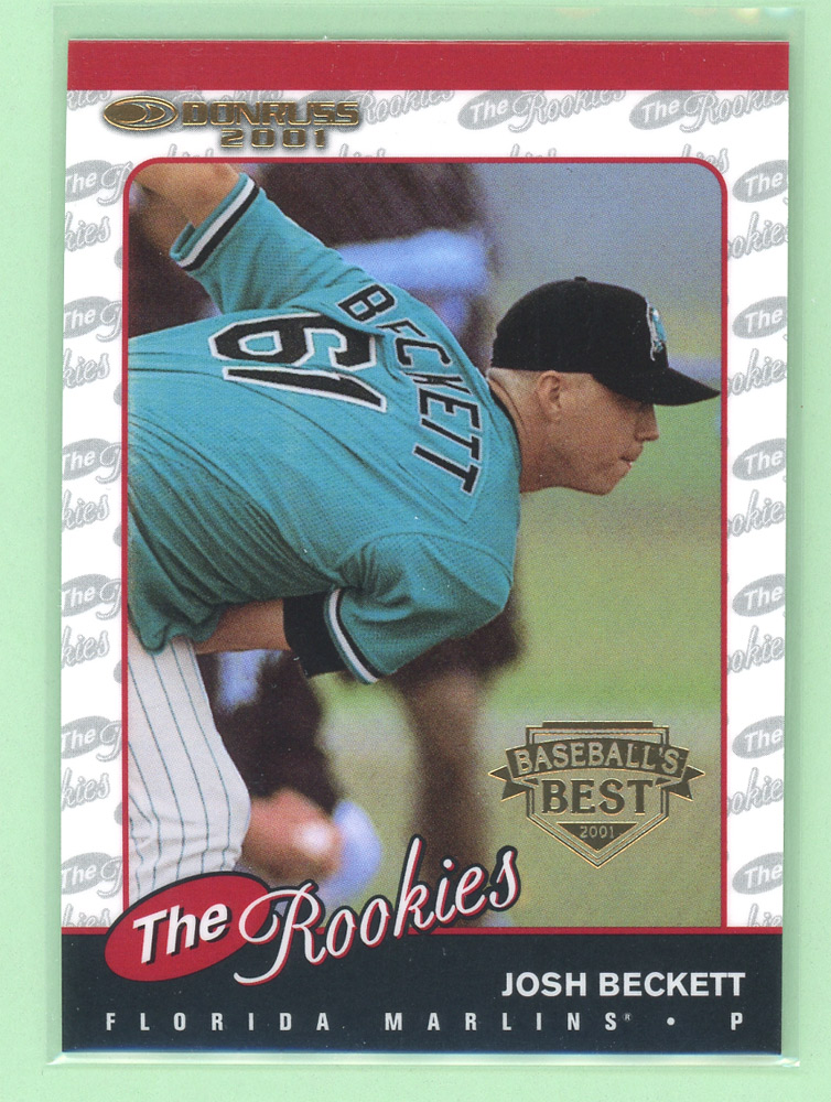 2001 Donruss Baseball's Best Gold Rookies #R98 Josh Beckett UPD