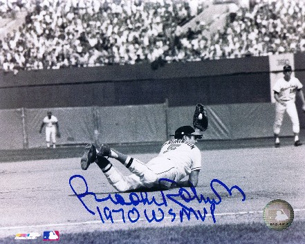 Brooks Robinson Autographed 1970 WS 8x10 Photo