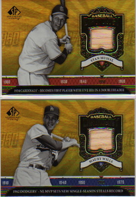 2006 SP Legendary Cuts Baseball Chronology Materials #SM Stan Musial Bat