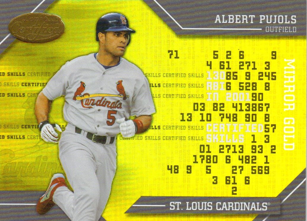 2002 Leaf Certified Skills Gold #11 Albert Pujols