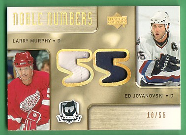 2005-06 The Cup Noble Numbers #NNMJ Larry Murphy/Ed Jovanovski/55