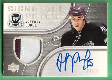 2005-06 The Cup Signature Patches #SPLU Joffrey Lupul