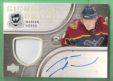2005-06 The Cup Signature Patches #SPMH Marian Hossa
