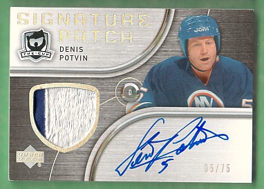 2005-06 The Cup Signature Patches #SPPO Denis Potvin