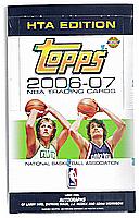 2006-07 Topps HTA jumbos basketball factory-sealed pack box - IVERSON, JOHN WOODEN, MORRISON, SHAQ, WADE autographs